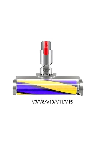 Honeybeeshop 1pc V7 V8 V10 V11 V15 Vakum Temizleyici Zemin Nozulu Fırça Başlığı Gizli Tozları Aydınlatır Sert Zeminler İçin İdeal