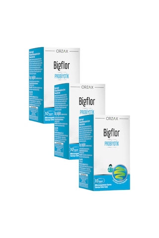 Orzax Bigflor Probiyotik 3 x 10 Kapsül