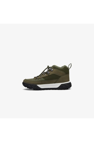 Timberland Greenstride Motion 6 Mid Lace Up Çocuk Yeşil Outdoor Ayakkabı Düz Tb0a67ava581 Yeşil