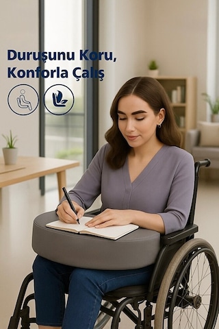 Tekerlekli Sandalye Okuma Çalışma Minderi Ofis Sandalye Günlük Aktivite Minderi