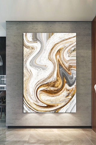 Renklerin Dansı Soyut Sanatsal Kanvas Tablo (8 Farklı Ölçü) 120 x 80t