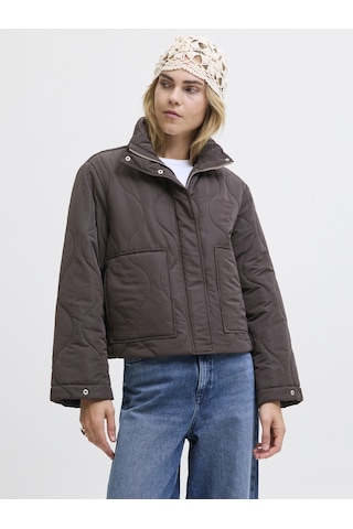 Kadin Dik Yaka Kapitone Ceket - Serena - 12278850 Bracken