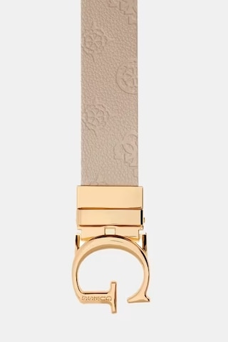 Guess Ella Logo Çift Taraflı Kadın Kemer Bw7861p3430 Kahverengi