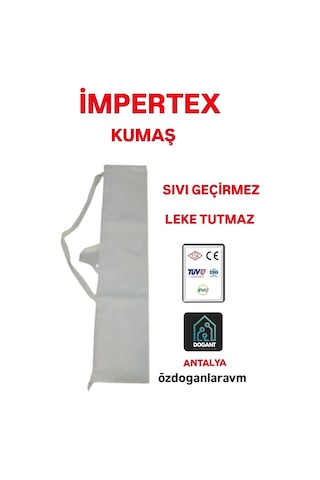 Plaj Deniz Şemsiyesi 200 Cm Çapında 10 Telli Taşıma Çantalı Krem