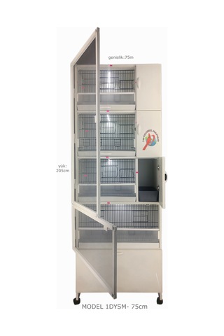 İstanbul Kafes Model 1Dys Pvc Kuş Dolabı