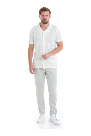 Hatemoğlu Beyaz Regular Fit Düz Polo Yaka Tişört 35362024c015 001 Beyaz