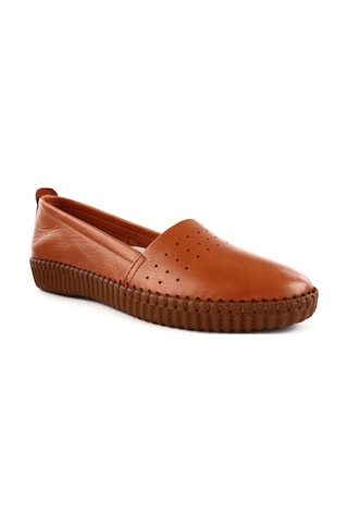 Dgn P25-22y P25-1512-R1755 Soft Anatomic Footwear Deri Kadın Ayakkabı Taba