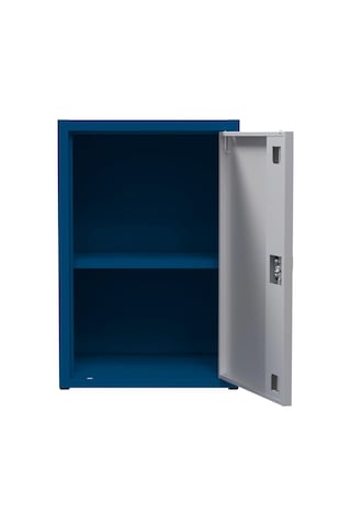 Çelik Dosya Dolabı Metal Dolap Ofis Dolapları Arşiv , Garaj , Bahçe , Kiler , Balkon 50x42x75 Mavi / Gri