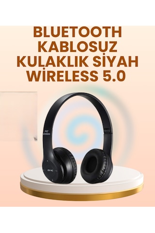 Ayarlanabilir Baş Bandı Ve Yumuşak Kulak Yastıklı Bluetooth Kulaklık -