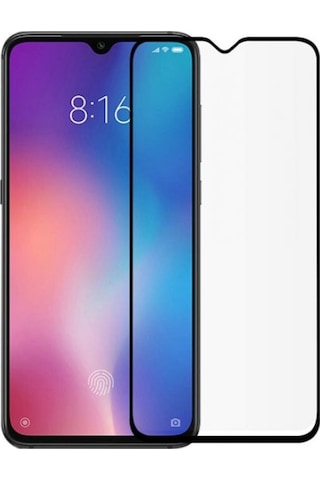 Xiaomi Mi 9Se Siyah 5D Tam Kaplayan Ekran Koruyucu Cam