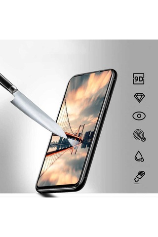 Xiaomi Mi 9t Uyumlu Davin 5d Cam Miy Ekran Koruyucu