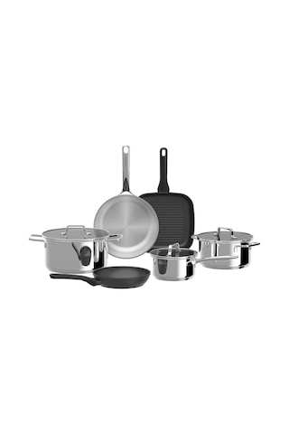 Berghoff 1315089 Dına Helix 9 Parçalı Tencere Seti