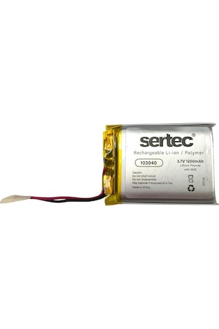 Sertec 103040 3.7v 1200mah Li-ion Polymer Pil