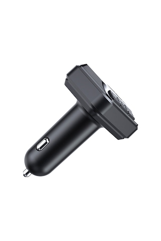 Symbee Siyah Araç Şarj Cihazı - Bluetooth Müzik Oynatıcı, Fm Transmitter, 2 Usb Port, Telefon Cevaplama, Sigara Çakmaklı 3.1a