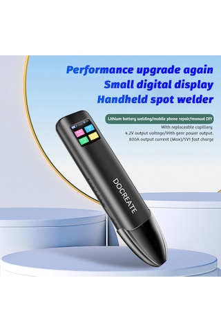 Vkemall Punta Kaynak Makinesi Docreate Pil Nokta Kaynak Makinesi El Tipi Nokta Kaynak Makinesi 99 Vites Siyah