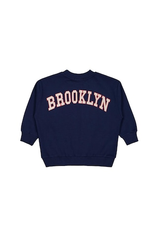 Civil Boys Brooklyn Baskılı 2-5 Yaş Sweatshirt - Lacivert