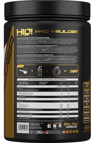 Hıq Pro V-builder 1.25 Kg Exotıc Punch Flavored