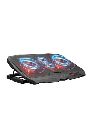 Addison Rampage Ad-rc4 Coldbreeze Kırmızı Ledli Işıklı Fan 15"-17" Notebook Soğutucu Stand