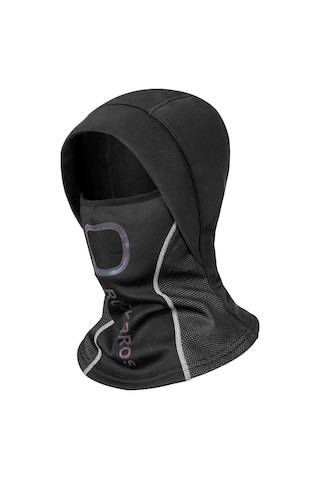 Rockbros Kış Kar Maskesi - Yüz Maskesi Nefes Alabili - Bisiklet, Siyah