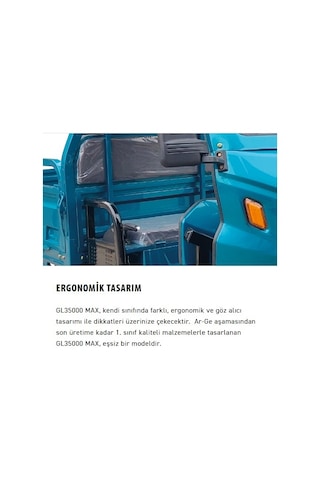 Kuba Gl35000 Elektrikli Pikap Kabinli Yeşil