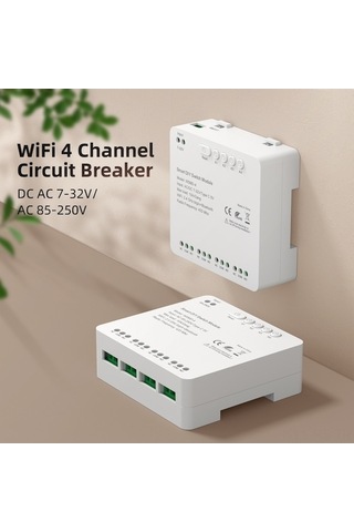 Yulong Reedark Tuya Akıllı Wifi Anahtar Modülü - 4 Kanallı,
