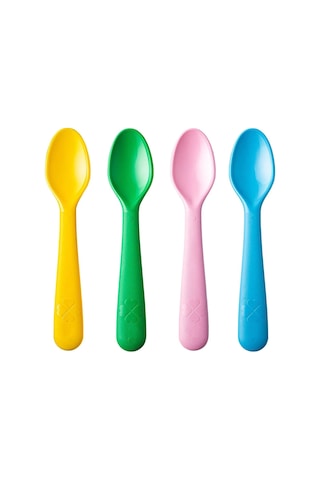 Ikea Kalas 4 Parça Çocuk Yemek Kaşığı Seti 16 Cm Çok Renkli