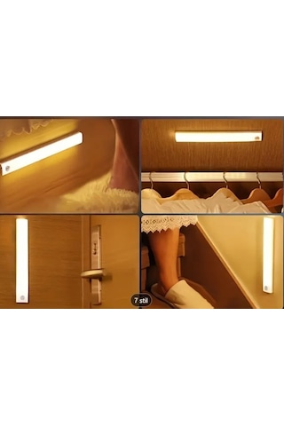Dokunmatik 120 Cm Aleminyum Gün Işığı Led Led+adaptör+montaj Aparat Gün Işığı