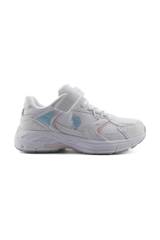 U.s. Polo Assn. Felıx Jr 5fx Beyaz Kız Çocuk Spor Ayakkabı Beyaz-Mavi