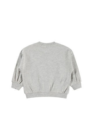 Civil Baby Tavşan Baskılı 3-18 Ay Sweatshirt - Gri Karmelanj