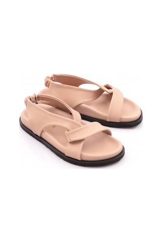 Dgn 3040 Kadin Çapraz Bantli Sandalet 3040-2261-R12632 Nude