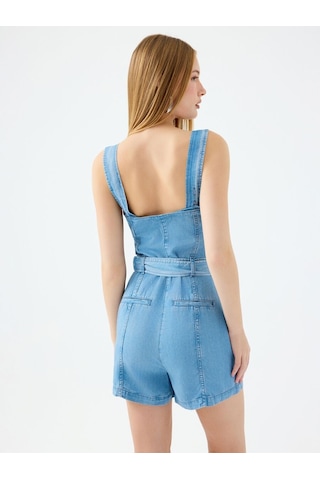 LOFT Regular Fit Kadın Tulum Lf2039913 Q1.v1 Denim