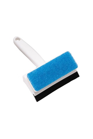 Sones 2'si 1 Arada Pencere Cam Temizleme Fırçası Toz Toplayıcı Pencere Fırçası Temizleme Sileceği Beyaz