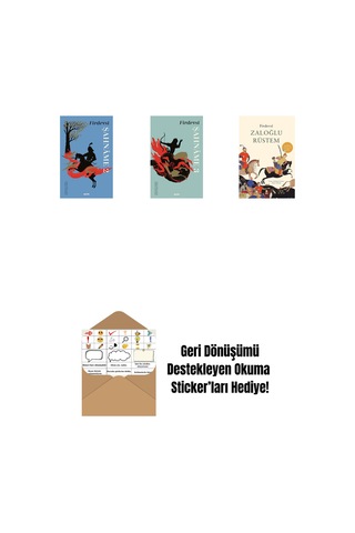 Şahnâme 2 + Şahnâme 3 Ciltli + Zaloğlu Rüstem + Okuma Sticker'ları
