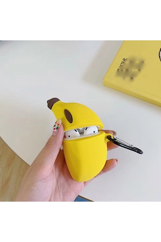 "airpods 1/2/3/pro-muz Temalı Yumuşak Silikon Koruyucu Kılıf-çizgiye Karşı Çizelge Ve Sıkıştırma Kapağı" 3 Generations