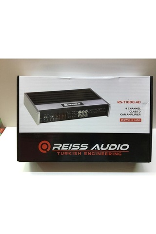 Audio Rs-T1000.4d 4 Kanal 4ohm 4x250 Watt Rms