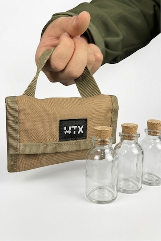 Utx Kamp Baharatlığı Dayanıklı Askeri Kumaş, Taşınabilir Kamp & Outdoor Baharat Çantası Çöl