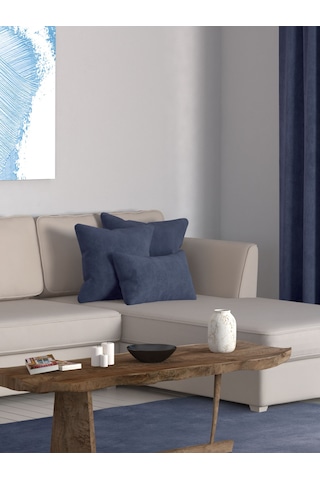 Br Perle Home Daily Series Uzay Mavisi Rengi Kırlent Yastık Kılıfı Uzay Mavisi