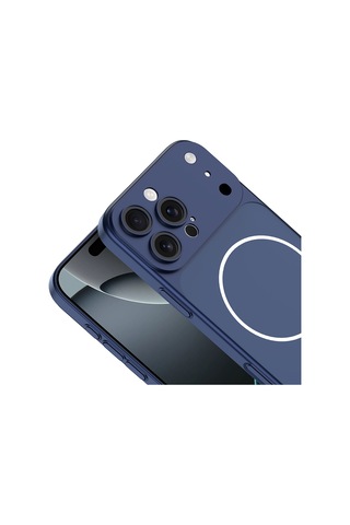 Apple Uyumlu iPhone 13 Pro Max Kılıf Zore M-safe Şarj Özellikli Kamera Korumalı Spark Kapak Turuncu