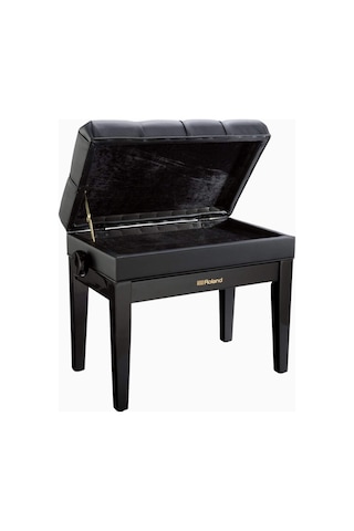 Roland Rpb - 500pe Piyano Taburesi, Vinil Koltuklu, Nota Bölmeli, Ayarlanabilir Yükseklik Siyah 2