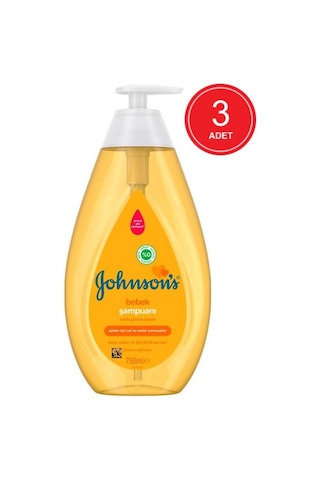 Johnson's Baby Göz Yakmayan Bebek Şampuanı 3 x 750 ML