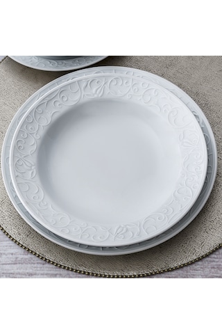 Güral Porselen Bahar Dalı 18 Parça 6 Kişilik Yemek Takımı