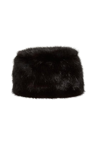 Kadın Cossack Kalpak Kürklü Siyah Şapka - Standart Çok Renkli