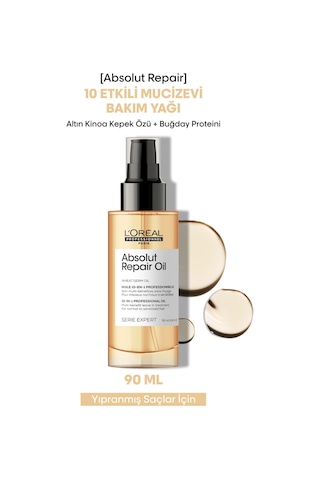 Paris Serie Expert Absolut Repair Yıpranmış Saçlar İçin 10 Etkili Mucizevi Bakım Yağı 90ml
