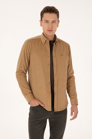 U.s. Polo Assn. Erkek Petrol Gömlek Desenli 50315915-vr151 Oıl