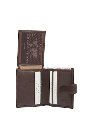Tergan Kahve Deri Erkek Cüzdan - S1ce00001623-b07 Kahverengi