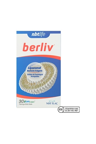 Nbt Life Berliv Lipozamal Berberin 30 Kapsül