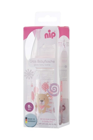 Tr Wide Neck Bottle 125 Ml Antikolik Cam Biberon Kız, Mavi