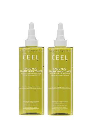 The Ceel 2'li Yağlı ve Akneye Eğilimli Ciltler İçin Salisilik Tonik Niacinamide, Sitrik Asit, Zinc Pca 200 M