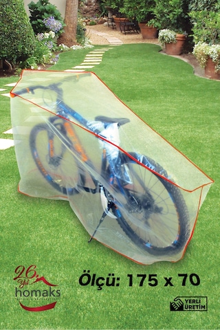 Homaks Bisiklet Koruma Örtüsü Şeffaf