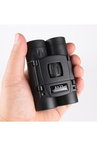 Suofeng Yüksek Çözünürlüklü Mini Kompakt İkilik Teleskop 8x21-100x22 Dış Mekan Kullanıma Uygun + Telefon Tutucu, Fotoğrafçılar İçin Harika Hediye